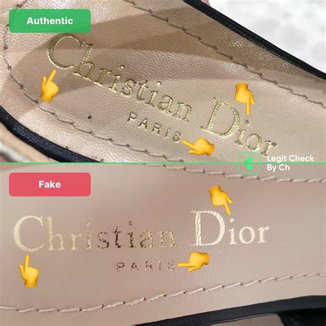 authentic vs fake dior heels|Dior shoes are real.